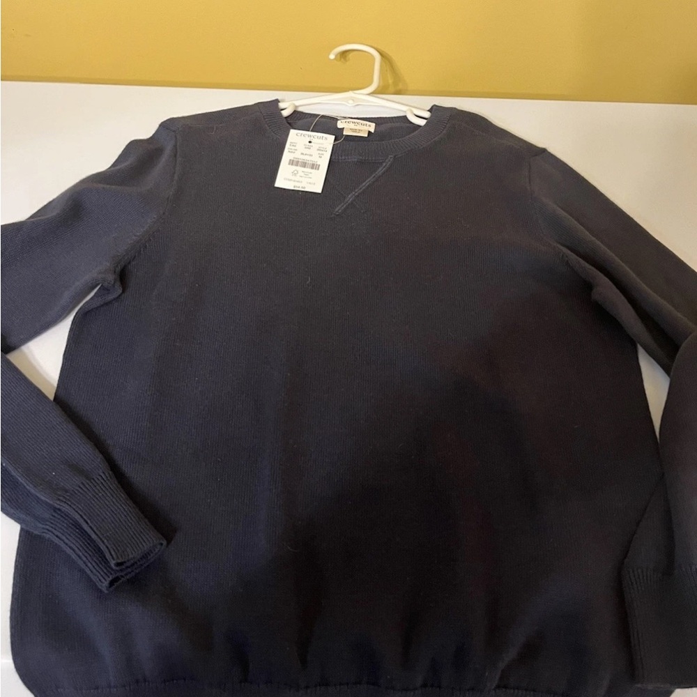 Crewcuts Men's Navy Crewneck Sweater